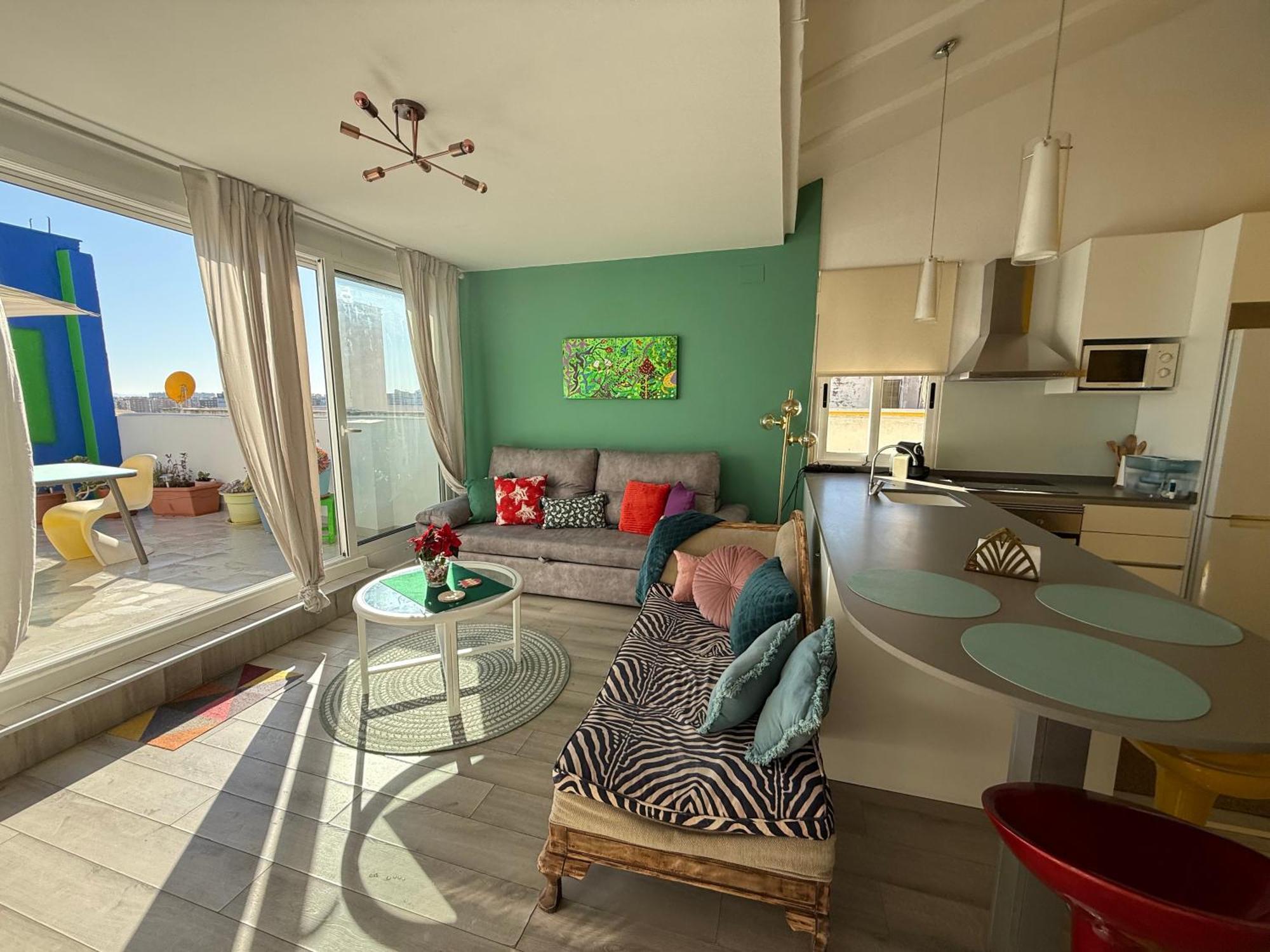 דירות Petite Penthouse With The Sunniest Terrace In ולנסיה מראה חיצוני תמונה